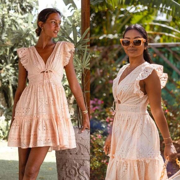 CLEOBELLA ELLE MINI DRESS - SHELL L $248 - Picture 1 of 12